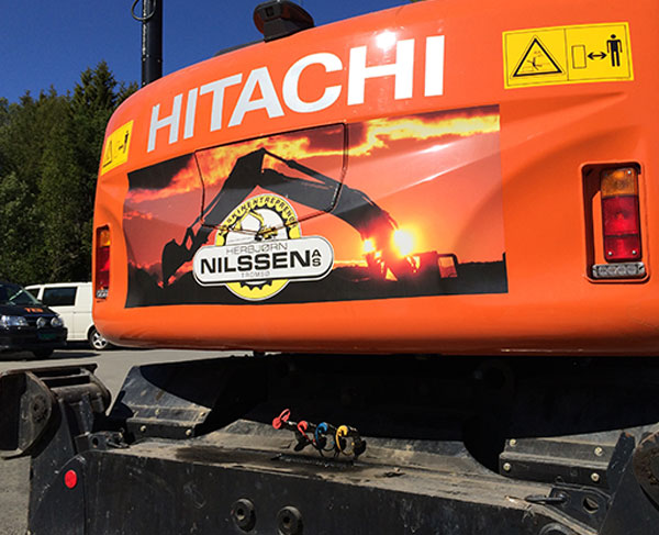 photo ofd Gravemaskin, Hitachi